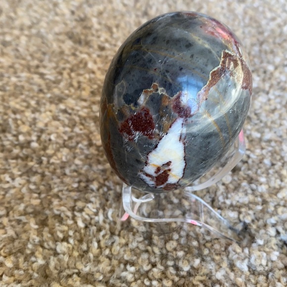 Marble decorative egg with stand - Picture 5 of 6